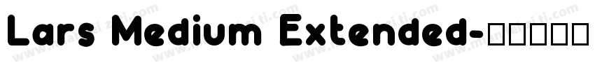 Lars Medium Extended字体转换